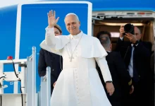 بابا الفاتيكان ليو الرابع عشر في لبنان