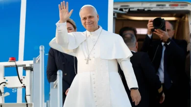 بابا الفاتيكان ليو الرابع عشر في لبنان