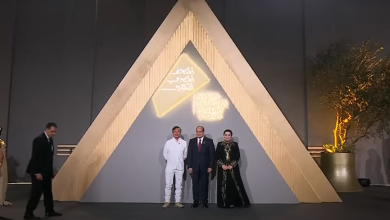 الرئيس المصرى السيسي و زوجته يستضيفان رئيس كولومبيا