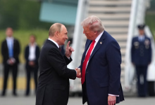 الرئيس الروسي فلاديمير بوتين ونظيره دونالد ترامب