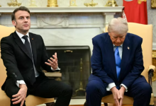 الرئيس الأمريكي دونالد ترامب ونظيرة الفرنسي إيمانويل ماكرون